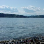 Pebbly beach in Fort Ward State Park on Bainbridge Island, Washington &copy; Mahalie Pech