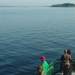 Commuters on ferry leaving Bainbridge Island, heading for Seattle, Washington &copy; Mahalie Pech