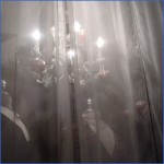 Late night view of the window display at Olivne in Ballard, Washington &copy; Mahalie Pech